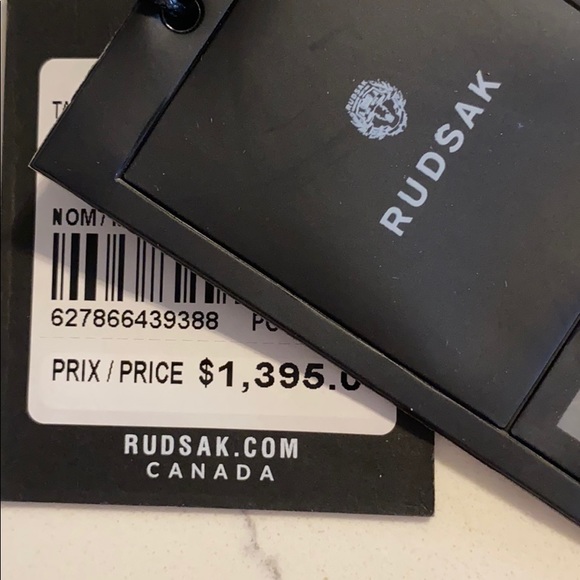 Rudsak winter jacket - warm down + leather sleeves - Picture 10 of 10